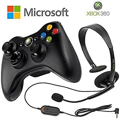 $29.99 • Buy Microsoft Xbox 360 Wireless Controller Brand New + Chat Headset