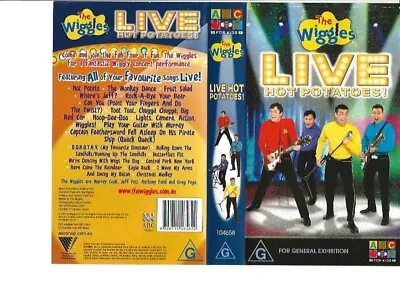 The Wiggles Live Hot Potatoes! Pal Vhs Video A Rare Find • $99.99