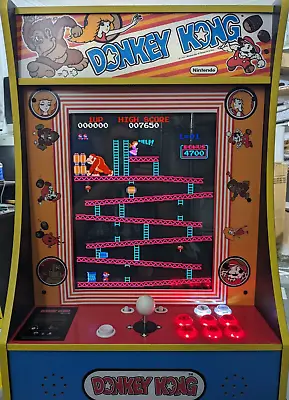 Arcade Arcade1up  Donkey Kong Complete Upgraded PartyCade With Games • $589.99