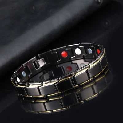 £3.44 • Buy Magnetic Bracelet Therapy Weight Loss Arthritis Health Pain Relief Mens UK STOCK
