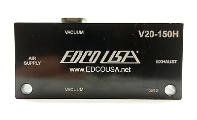 $65 • Buy EDCO USA V20-150H Vacuum Pump/Generator, 26.7in-HG, 80PSI, 1/4 NPT