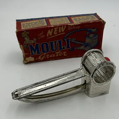 Vintage Mouli Rotary Hand Grater With Original Box USED • $24.99