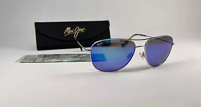 Maui Jim Cliff House MJ247-17 Silver Tortoise/Blue Hawaii Polarized Sunglasses • $119.95