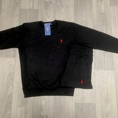 £49.99 • Buy Medium Black Polo Ralph Lauren Full Tracksuit