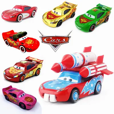 Disney Pixar Cars Lot Lightning McQueen 1:55 Diecast Model Car Toys Gift For Boy • $5.39