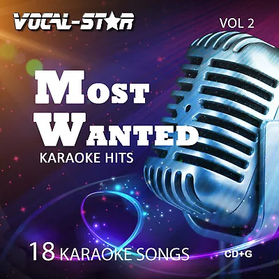 £1.79 • Buy Vocal-Star Most Wanted Karaoke CDG Disc Set - 18 Songs ( Vol 2)