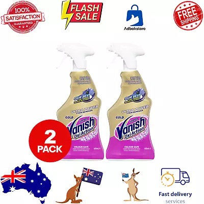 2x Vanish Preen Gold Oxi Action Spray Stain Remover Fabric Stain Remover 450mL • $18.01