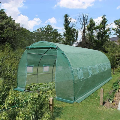 £59.99 • Buy Walk In Polytunnel  Outdoor Garden Greenhouse 2m/3m/4m/6m With Windows And Door