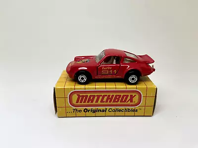 Matchbox-mb#3-porsche 911 Turbo-red-doors Open--yellow Box---- • $16.99