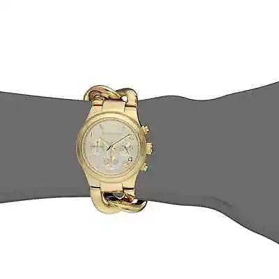 Michael Kors MK3131 Goldtone Twist Runaway Watch • $65