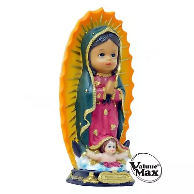 ValuueMax™ Our Lady Of Guadalupe Statue Finely Detailed Resin 9 Inch Tall • $37
