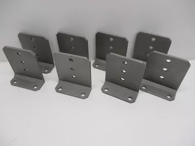 (8) Vertical Pontoon Boat Trailer Bunk Bolster L Brackets  / 5  By 6  Aluminum • $72.99