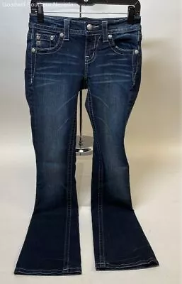 Miss Me Women's Blue Boot Cute Jeans - Size 25 • $12.99