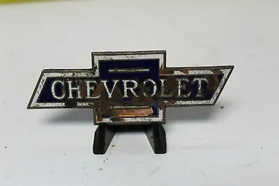 $84.96 • Buy Used Vintage 1920-1930s OEM Chevrolet Bowtie Hood Radiator Badge Emblem (SCa)