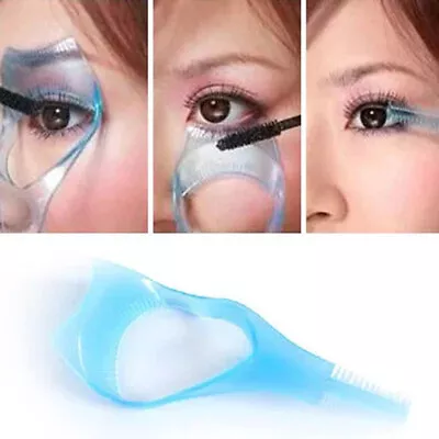 3in1 Mascara Eyelashes Eye Lash Comb Applicator Guide Card Make Up Tool SEHO • $0.86