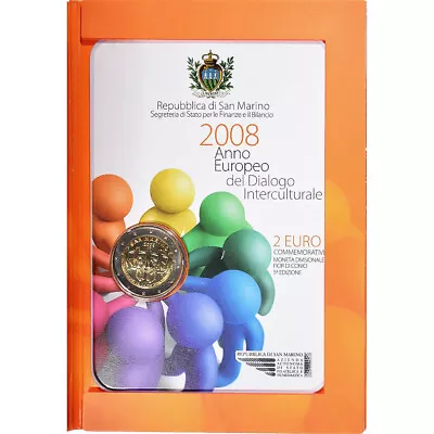 [#1148228] San Marino 2 Euro 2008 Rome ANNO EUROPEO DEL DIALOGO INTERCULTURA • $122.14