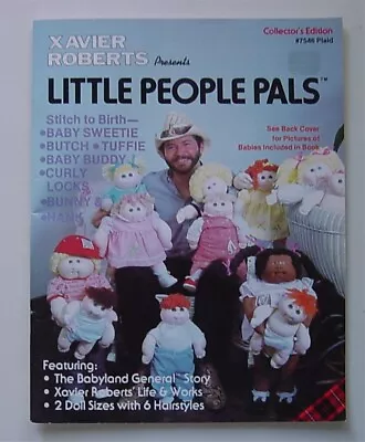 Xavier Roberts Presents Little People Pals #7546 Plaid 1983 UNCUT Pattern • $14.99