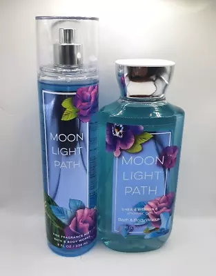 Bath And Body Works Moon Light Path Body Mist & Shower Gel (set Of 2) • $34.95