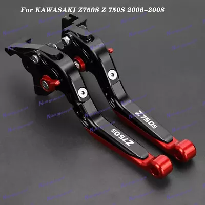 For KAWASAKI Z750S Z 750S 2006-2008 Adjustable Brake Clutch Lever CNC Extendable • $33.59