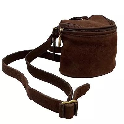 Coach Sonoma Fishing Creel Brown Leather 4937 Crossbody Waist Bag RARE VINTAGE • $149