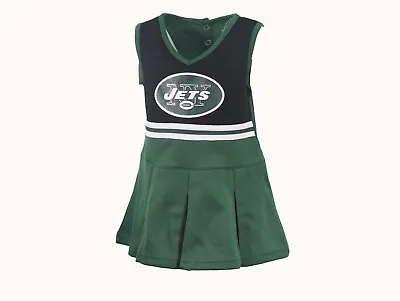 $12.71 • Buy New York Jets NFL Infant & Toddler Girls Size Cheerleader Outfit With Bottoms