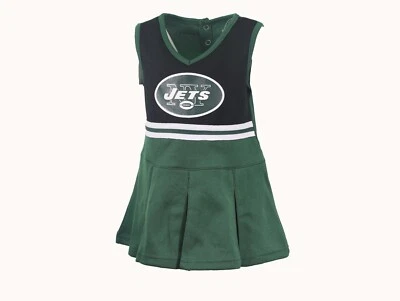 $12.71 • Buy New York Jets NFL Infant & Toddler Girls Size Cheerleader Outfit With Bottoms