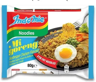 £13.99 • Buy Indomie Mi Goreng BBQ Chicken Instant Noodles Halal 82g (Pack Of 20)