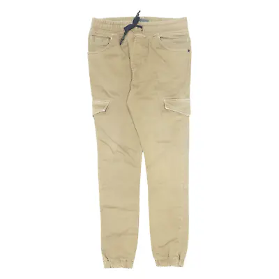 ZARA MAN Cargo Jogger Mens Trousers Beige Slim Skinny W30 L27 • £12.99