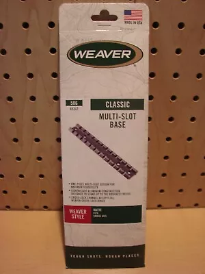 Weaver 1 Piece Multi Slot Base For Savage Axis (pre 2021) 6-48  Mount 48347 NEW • $19.95