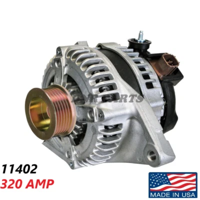 $264.99 • Buy 320 AMP 11402 Alternator Scion TC Toyota Rav4 Camry High Output 2.4L