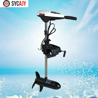 $162 • Buy Marine Electric Boat Kayak Motor Outboard Trolling Motor Engine 40/45/58LB NEW