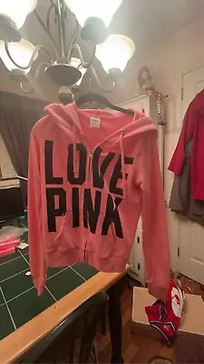 Color Love Pink Hoodie   Zip Up • £21.22