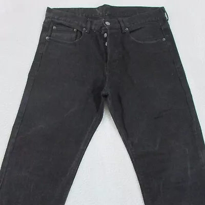 Ksubi Jeans Mens W34 L32 Black Skinny Denim Button Fly Dee Dee • $49.95