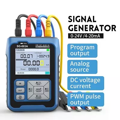 SG-003A 4-20MA Signal Generator Source Voltage Current Analog Process Calibrator • $93.92