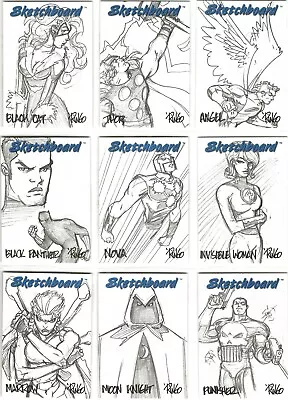 Marvel Creators  Sketchboards White Version By Skybox  1998   Choose • $4.35