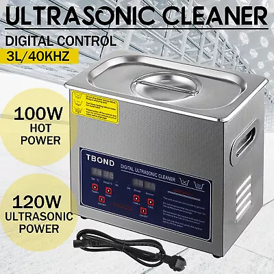 3.2L Ultrasonic Cleaner Industry Cleaning Equipment With Digital Timer & Heater • $145.90