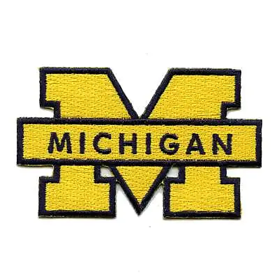 Michigan Wolverines Alternate College Football Logo Iron On Embroidered Patch • $10.99