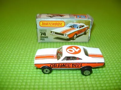 Matchbox Superfast 74 Orange Peel Made In Hong Kong In Original Box • $159.68