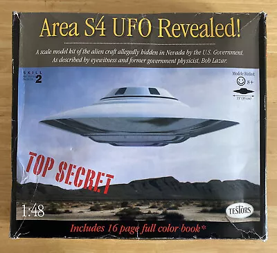 Testors Area S4 UFO Revealed 1/48 #576 Vintage Very Rare Model Unstarted Boxed • £80