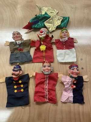 Vintage Mr. Rogers Neighborhood Hand Puppets Set Of 7 - Nice! • $59.99