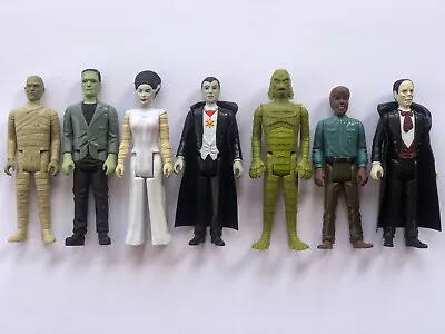 ReAction Universal Monsters Dracula Wolf Mummy Phantom Lagoon Bride Frankenstein • $99.99