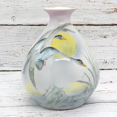 £135.99 • Buy Rare Antique Burleigh Ware / Burgess & Leigh, Burslem Vase, Flying Geese / Bird