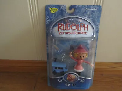 2003 Memory Lane Rudolph The Red Nosed Reindeer Girl Elf Figure W/Train • $60