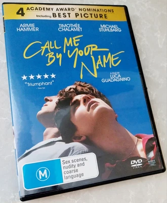 $4.99 • Buy Call Me By Your Name DVD Armie Hammer Timothy Chalamet VGC Drama Movie