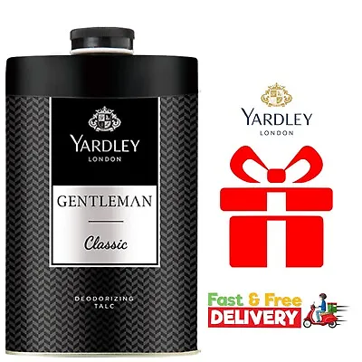 Yardley London Gentleman Deodorizing Talc Talcum Powder For Men 100Gm • £6.99