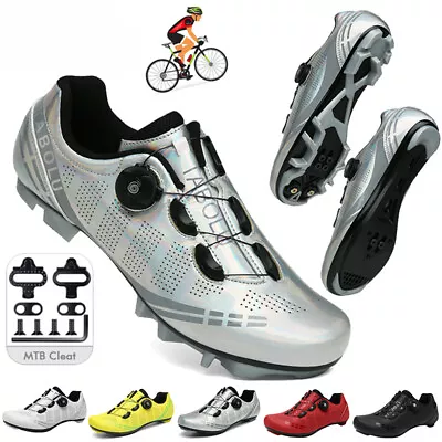 Mtb Cycling Sneaker Breathable Non-slip Road Cycling Shoes Self-locking Sneakers • $51.46