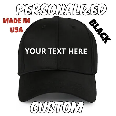 CUSTOM PERSONALIZED Multi Color EMBROIDERED Hats Design Your Own HAT PERSONALIZE • $17.85