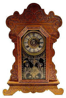 Waterbury “Felix” Antique Parlor/Kitchen/Mantel Clock With Alarm • $357.45