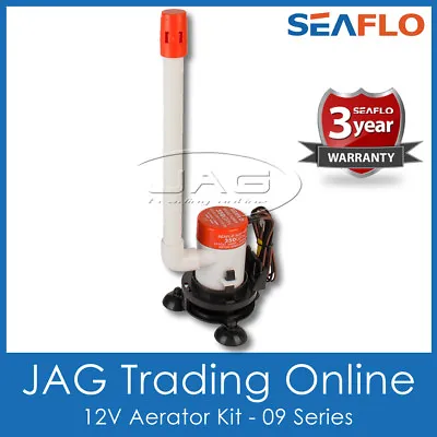 $52.24 • Buy 12v Seaflo Portable Aerator Kit 09 Ser-bilge Pump Esky/bait Tank/boat Water Well
