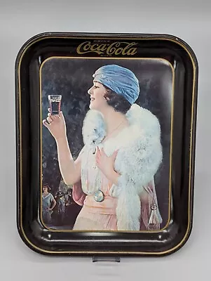 Vintage Original 1973 Coca Cola Party Girl Flapper Serving Tray Advertising 13  • $20